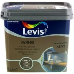 Vernis Levis Transparent Mat 750ml - Incolore