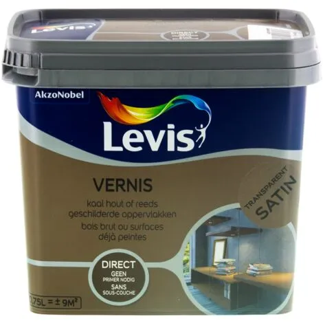 Vernis Levis Transparent Satin 750ml - Incolore 1 Vernis Levis Transparent Satin 750ml - Incolore
