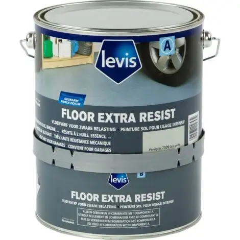 Peinture Sol Levis Floor Extra Resist Gris Perle 2,5L - Gris Perle 1 Peinture Sol Levis Floor Extra Resist Gris Perle 2,5L - Gris Perle