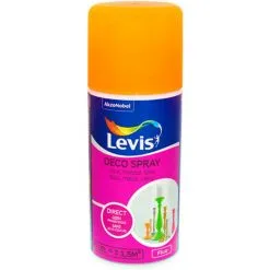 Laque Levis 'Deco Spray' Orange Fluo 150ml