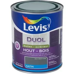 Laque Levis Duol Bois Extérieur Orage Satin 750ml