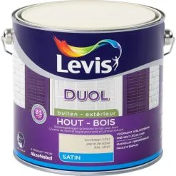 Laque Levis Duol Bois Extérieur Pierre De Sable Satin 2,5L
