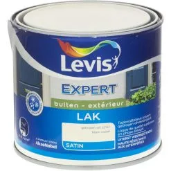 Laque Levis Expert Bois Extérieur Blanc Cassé Satin 500ml