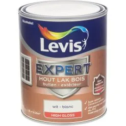 Laque Levis Expert Bois Extérieur Blanc Satin 1L - Blanc