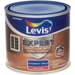 Laque Levis Expert Bois Extérieur Bleu Roi Satin 500ml - Bleu Roi