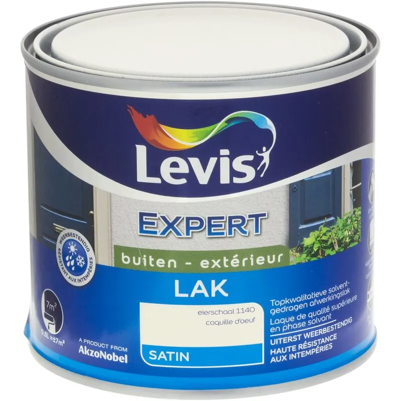 Laque Levis Expert Bois Extérieur Coquille D'œuf Satin 500ml 1 Laque Levis Expert Bois Extérieur Coquille D'œuf Satin 500ml
