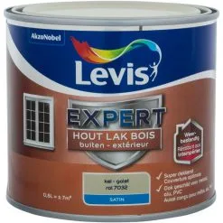 Laque Levis Expert Bois Extérieur Galet Satin Super Couvrant 500ml