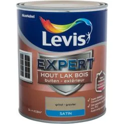 Laque Levis Expert Bois Extérieur Gravier Satin 1L