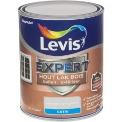 Laque Levis Expert Bois Extérieur Gris Dauphin Satin 1L