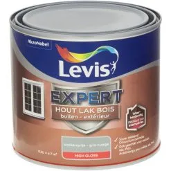 Laque Levis Expert Bois Extérieur Gris Nuage Satin 500ml