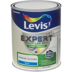 Laque Levis Expert Bois Extérieur Gris Versaille Satin 1L