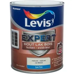 Laque Levis Expert Bois Extérieur Naturel Satin Super Couvrant 1L