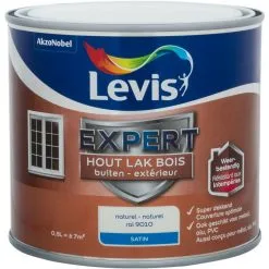 Laque Levis Expert Bois Extérieur Naturel Satin Super Couvrant 500ml - Naturel