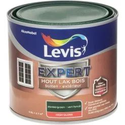 Laque Levis Expert Bois Extérieur Vert Foncé Satin 500ml - Vert Foncé