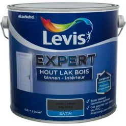 Laque Levis Expert Bois Intérieur Béton Satin 2,5L - Béton