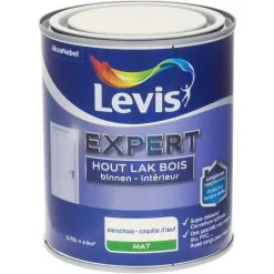 Laque Levis Expert Bois Intérieur Coquille D'œuf Mat 750ml COQUILLE D'OEUF