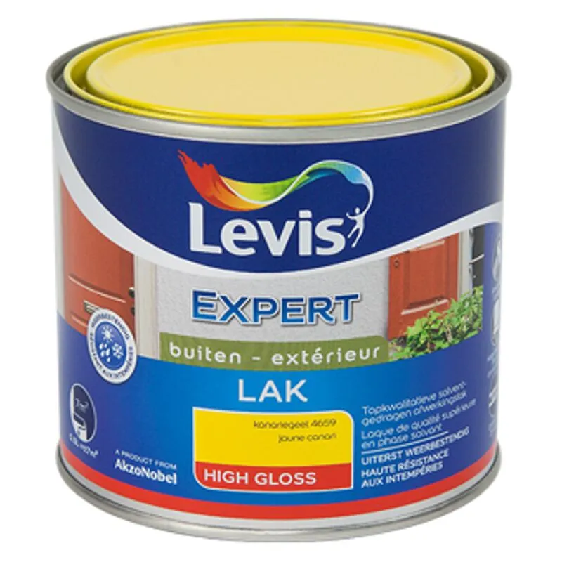 Laque Levis Expert Jaune Canari Brillant 500ml 1 Laque Levis Expert Jaune Canari Brillant 500ml