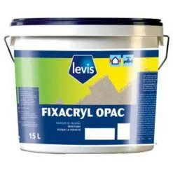 Levis Fixacryl Opac Fixateur Acrylique - Maçonneries Extérieures - 15 Litres