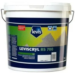 Levis Leviscryl RS700 Revêtement Hydrofuge Semi Epais Mat - Façades - 15 Litres | Finition: Mat - Couleur: Blanc - Conditionnement: 15L - Blanc