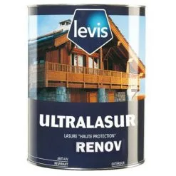 Levis Ultralasur Renov Lasure De Protection Et D'Entretien Anti UV - Boiseries Déjà Lasurées - Extérieur - 5 Litres