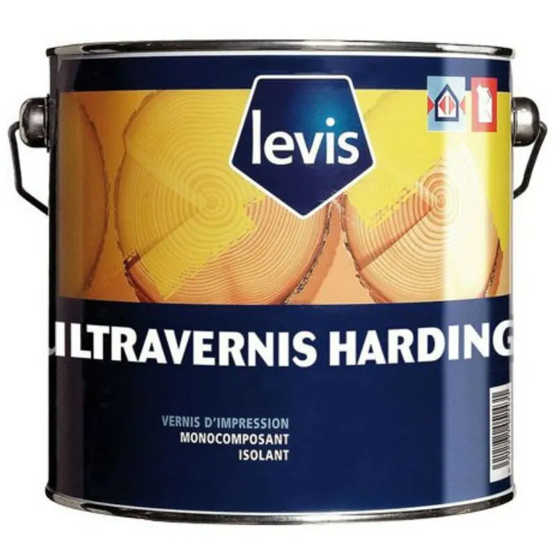 Levis Ultravernis Harding Vernis D'Impression Ou De Finition - Boiseries - Intérieur & Extérieur 1 Levis Ultravernis Harding Vernis D'Impression Ou De Finition - Boiseries - Intérieur & Extérieur