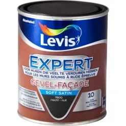 Peinture Levis Expert Façade Nuit Soft Satin 1L - Nuit