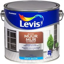 Peinture Levis Mur Extérieur Ardoise Satin 2,5L - Leikleur