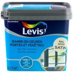 Peinture Levis Portes Et Fenêtres Oyster White Satin 750ml - Oyster White