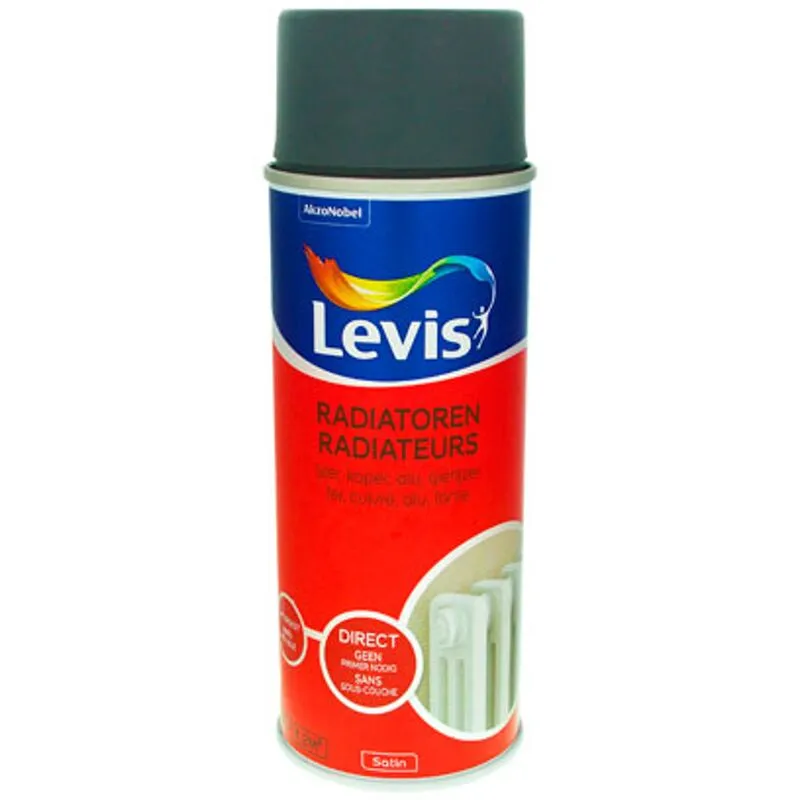 Peinture Levis 'Radiateurs' Pepper Touch Satin 400ml 1 Peinture Levis 'Radiateurs' Pepper Touch Satin 400ml