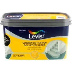 Peinture Levis Sols Et Escaliers Black Touch Satin 2L