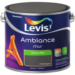 Peinture Murale Levis Ambiance Mur Magma Extra Mat 2,5L - Magma -LEVIS Soldes Boutique peinture murale levis ambiance mur magma extra mat 25l magma L 15208317 52184128 5