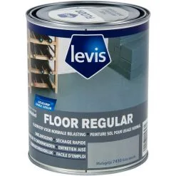 Peinture Pour Sol Levis Regular Semi-brillant Gris Souris 750ml - Gris