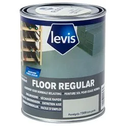 Peinture Sol Levis 'Floor Regular' Gris Perle 750ml
