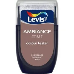 Testeur Peinture Levis Ambiance Mur Chocolat Mat 30ml - Chocolat -LEVIS Soldes Boutique testeur peinture levis ambiance mur chocolat mat 30ml chocolat L 15208317 73827737 3